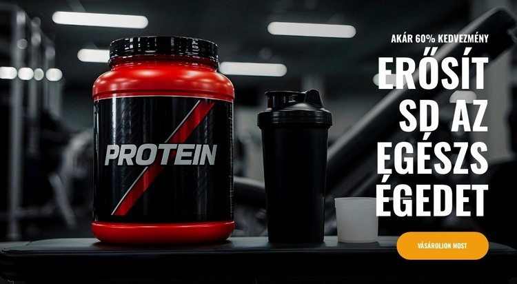 Hatékony napi táplálkozás Weboldal sablon