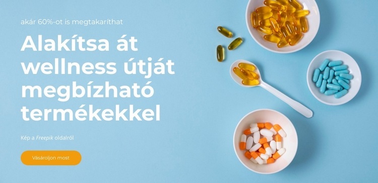 Tápláld a tested Weboldal tervezés