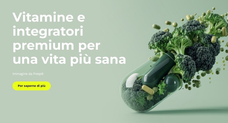 Sostieni il tuo corpo Modello CSS