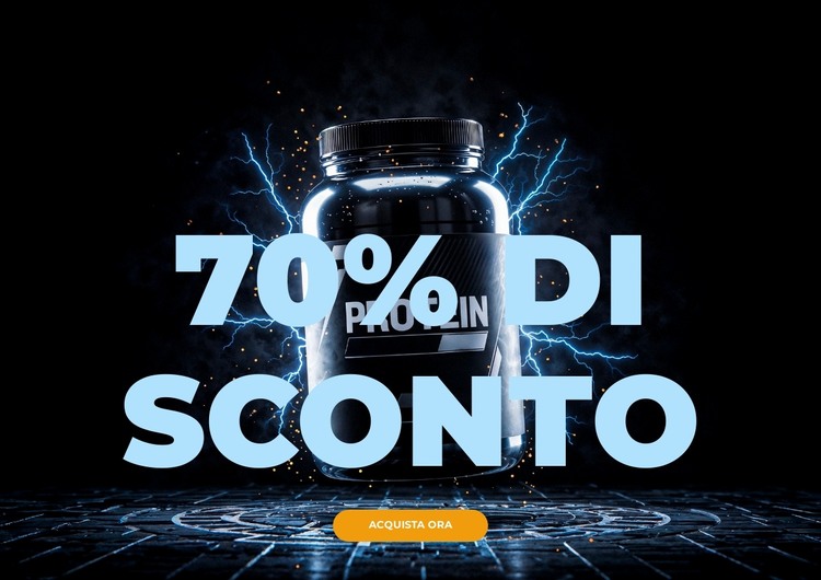 Energia, concentrazione e forza Modello HTML