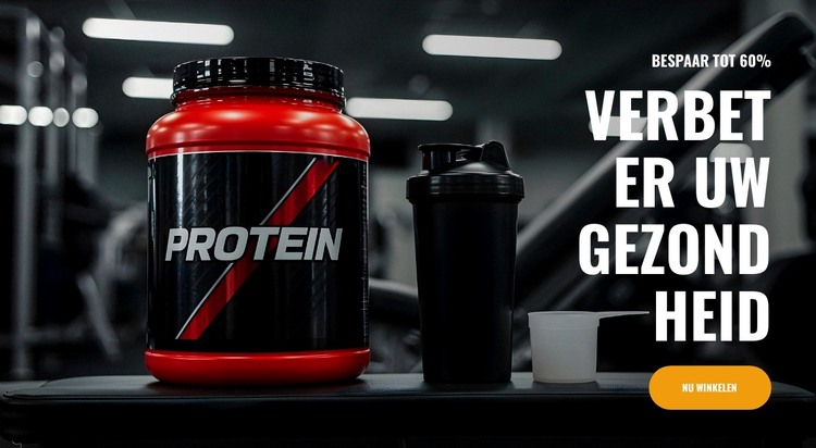 Krachtige dagelijkse voeding HTML-sjabloon