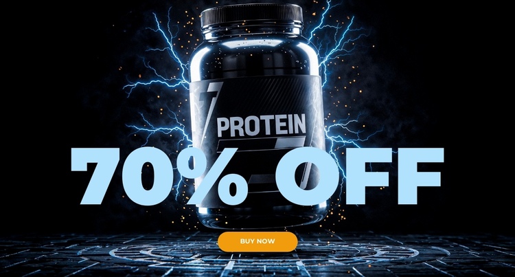 Energy, Focus, and Strength One Page Template