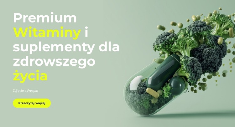 Wspieraj swoje ciało Szablon CSS