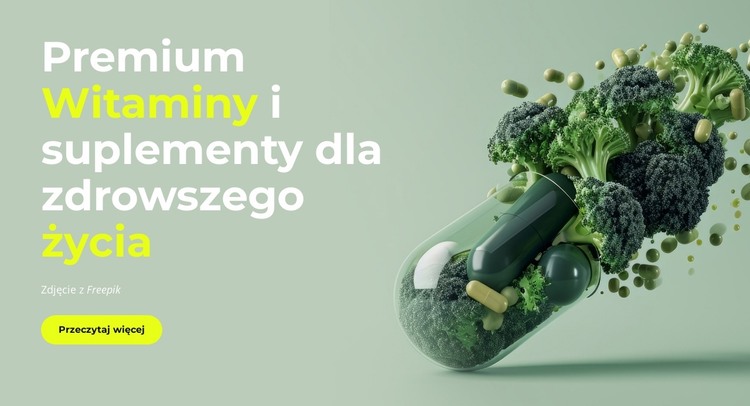 Wspieraj swoje ciało Szablon HTML