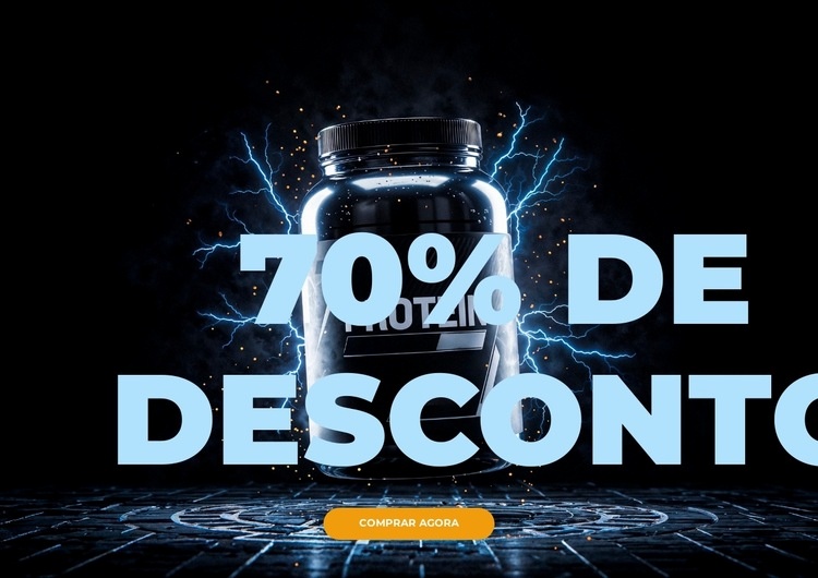 Energia, Foco e Força Landing Page