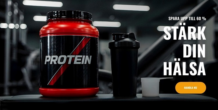 Kraftfull daglig näring Mall