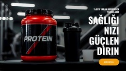 Güçlü Günlük Beslenme Bir Sayfa Şablonu