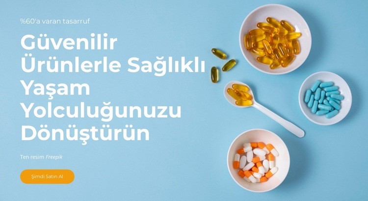 Vücudunuza Yakıt Verin Web sitesi tasarımı