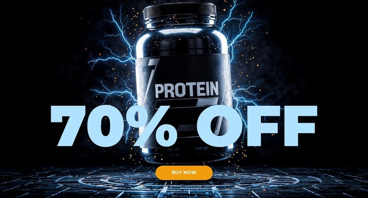 Energy, Focus, and Strength Landing Page