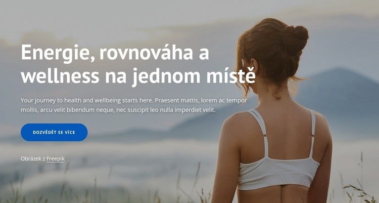 Energie, rovnováha a pohoda Šablona