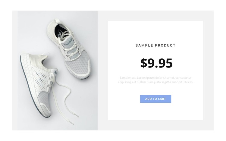 Sneakers CSS Template