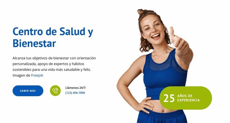 Mente y cuerpo en equilibrio Maqueta de sitio web