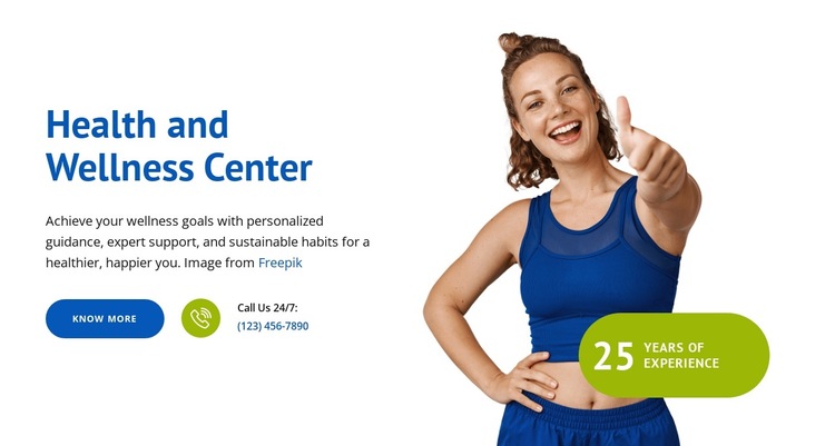 Mind and body in balance HTML5 Template