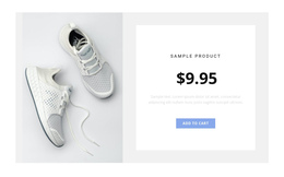 Sneakers - Drag & Вrop One Page Template