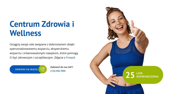 Równowaga umysłu i ciała Motyw WordPress