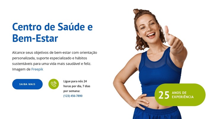 Mente e corpo em equilíbrio Tema WordPress