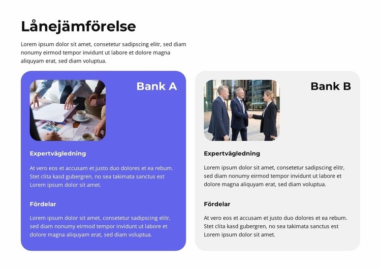 Välj det bästa HTML-mall