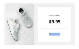 Spor Ayakkabı - HTML Sayfası Şablonu