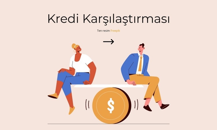 Planları Kolayca Karşılaştırın Bir Sayfa Şablonu