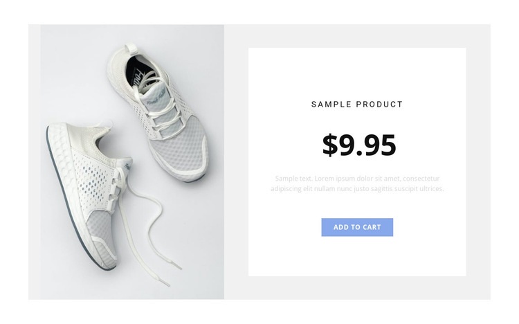 Sneakers Web Page Design