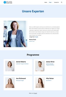 Experten für Wellnesscenter Website-Designs