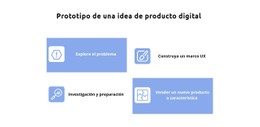 Cuatro Ideas Plantilla De Página De Destino