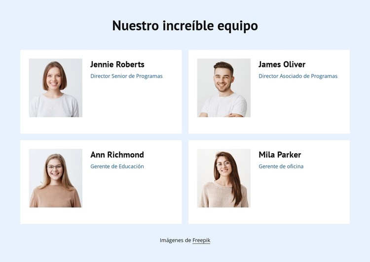 Equipo del centro de bienestar Plantilla CSS