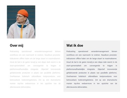 Meest Creatieve WordPress-Thema Voor Over Mij En Mijn Resultaten