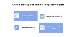 Modelo Web Responsivo Para Quatro Ideias