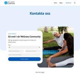 Kontaktsida För Friskvårdscentret