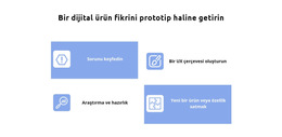 Dört Fikir - Basit Web Sitesi Şablonu