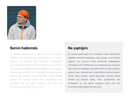 Ben Ve Sonuçlarım Hakkında Için En Yaratıcı WordPress Teması