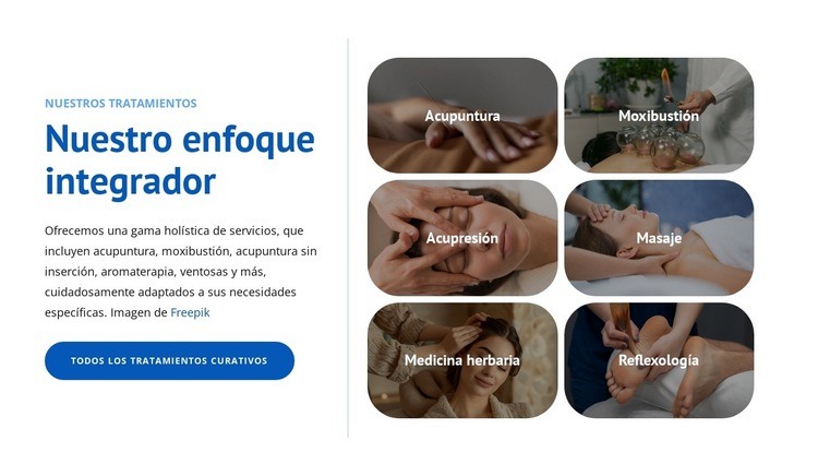 Nuestro enfoque integrador Página de destino