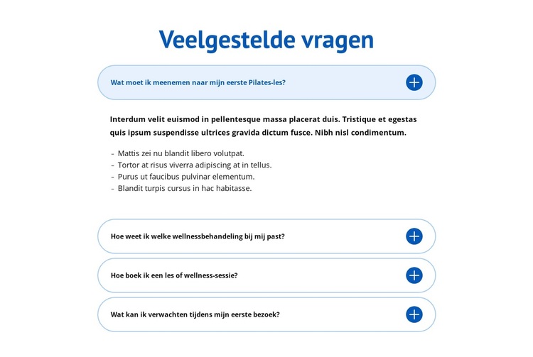 Veelgestelde vragen over wellnesscentra WordPress-thema