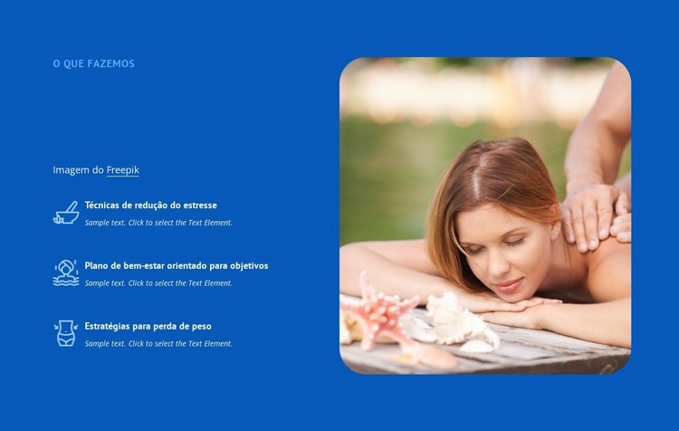 Técnicas de redução do estresse Template CSS