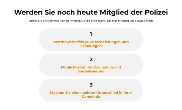 Dem Recht verpflichtet HTML5-Vorlage