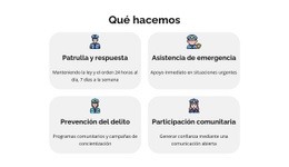 Denunciar Un Delito En Línea - Plantilla HTML5 Gratuita