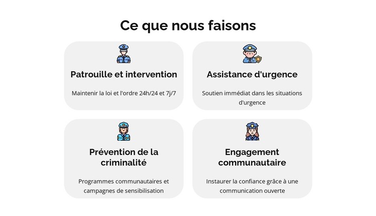 Signaler un crime en ligne Modèle HTML