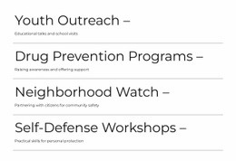 Emergency Assistance - Custom Html Code