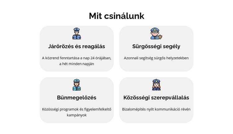 Bűncselekmény bejelentése online Sablon