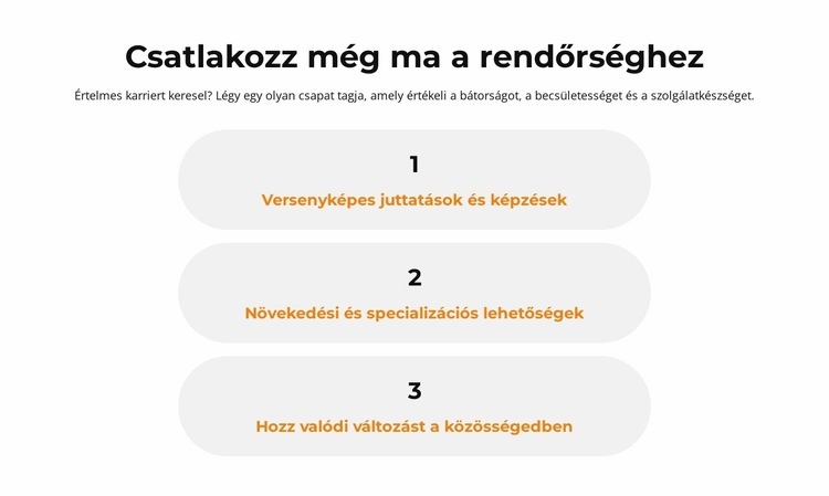 A jognak szentelve Weboldal sablon