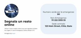 Progettazione Di Siti Web Premium Per Unisciti Alla Polizia
