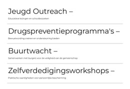 Noodhulp Sjabloon Voor Één Pagina