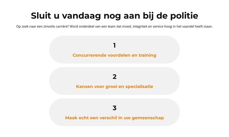 Toegewijd aan de wet Website ontwerp