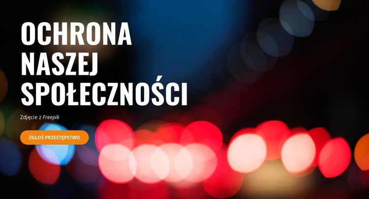 Służyć i chronić Szablon CSS