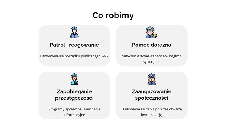 Zgłoś przestępstwo online Szablon CSS