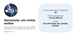Modelo CSS Para Junte-Se À Polícia