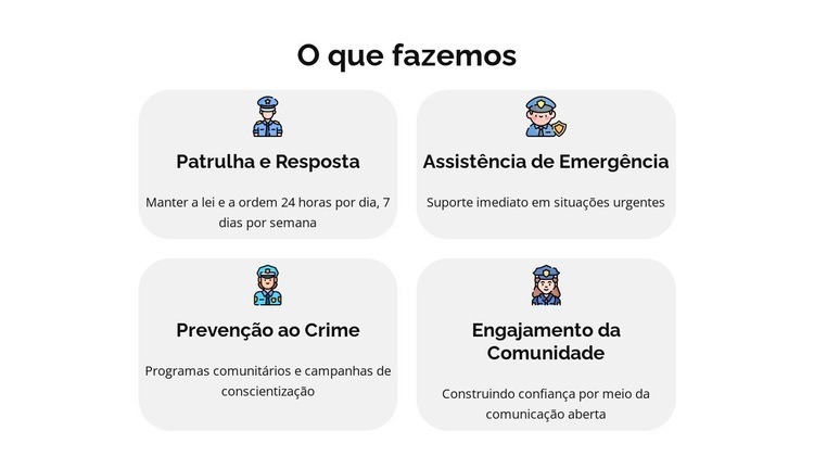 Denunciar um crime online Modelo