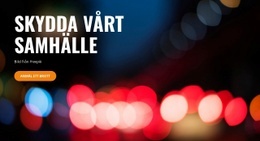 Tjänande Och Skydd - HTML-Webbmall