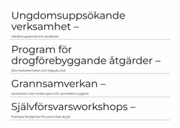 Nödhjälp - Onlinemallar